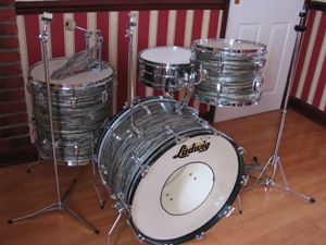 ludwig black oyster pearl super classic 1963